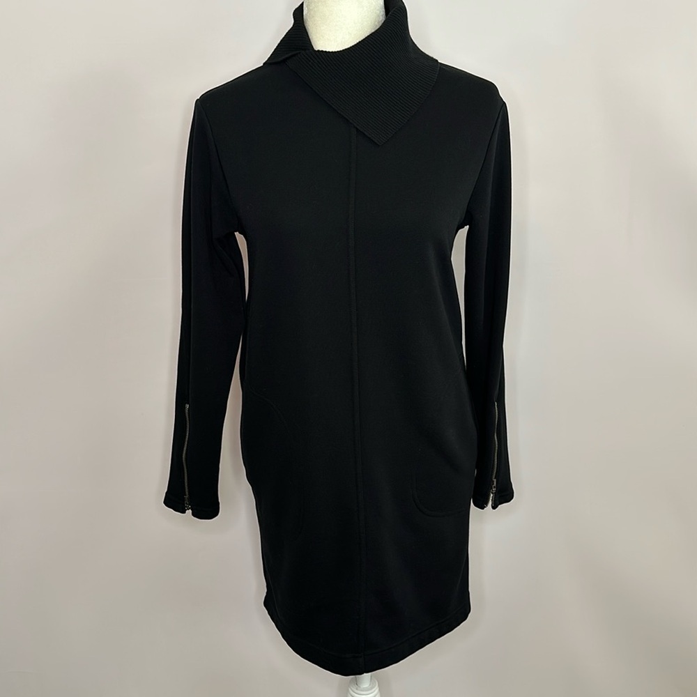 Athleta Funnel Neck Fleece Dress